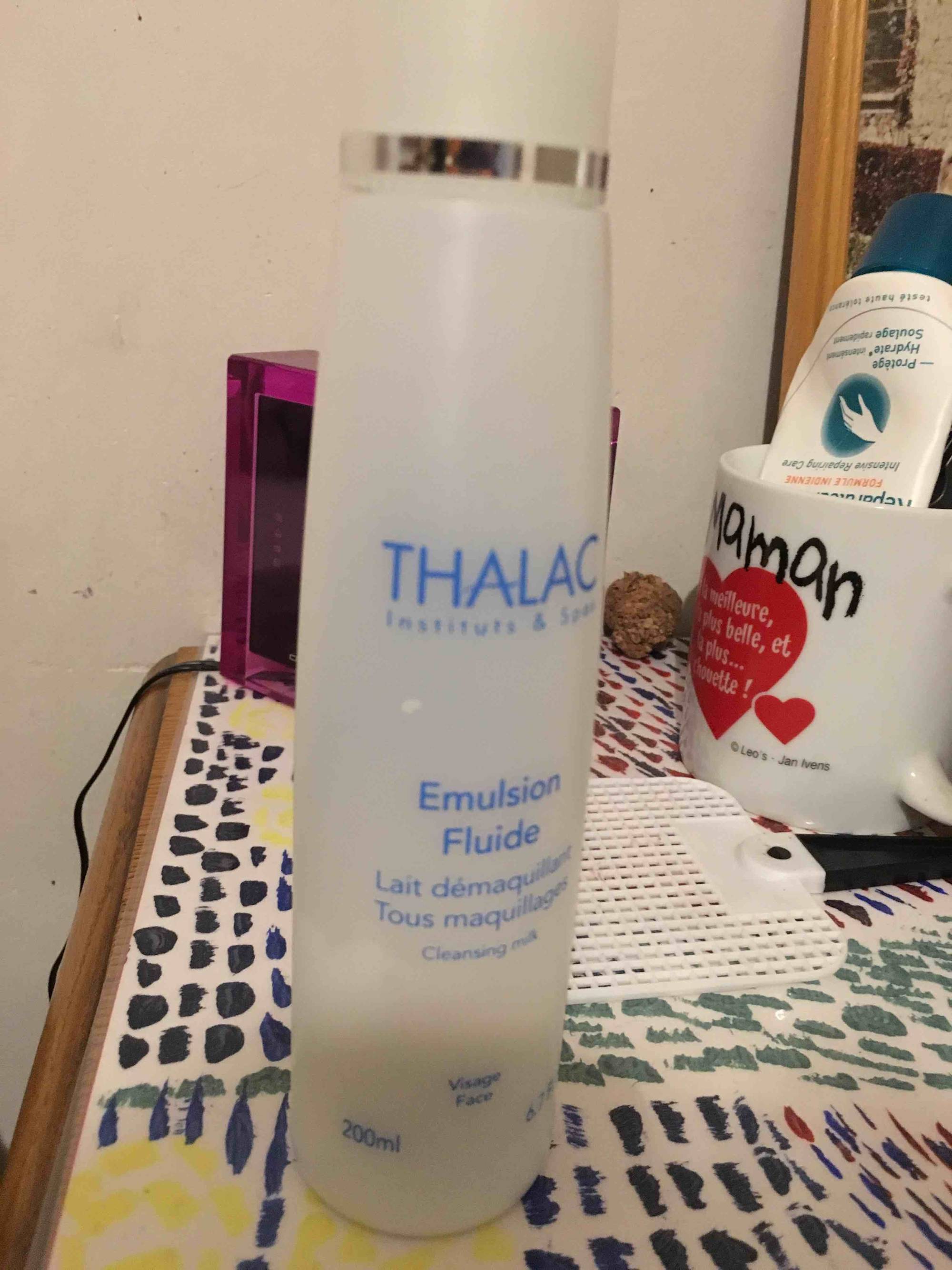 THALAC - Emulsion fluide - Lait démaquillant visage