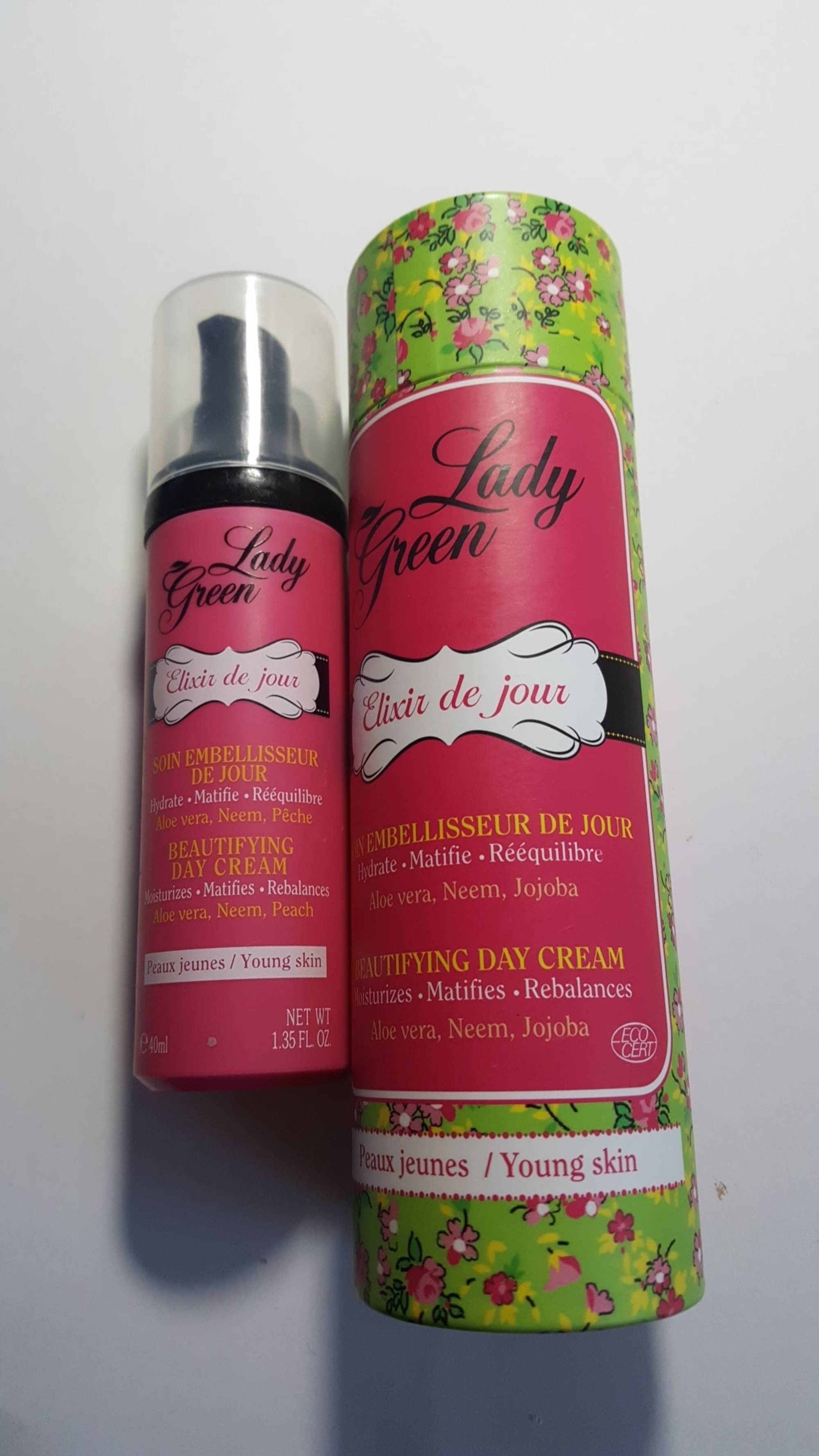 LADY GREEN - Elixir de jour - Soin embellisseur de jour