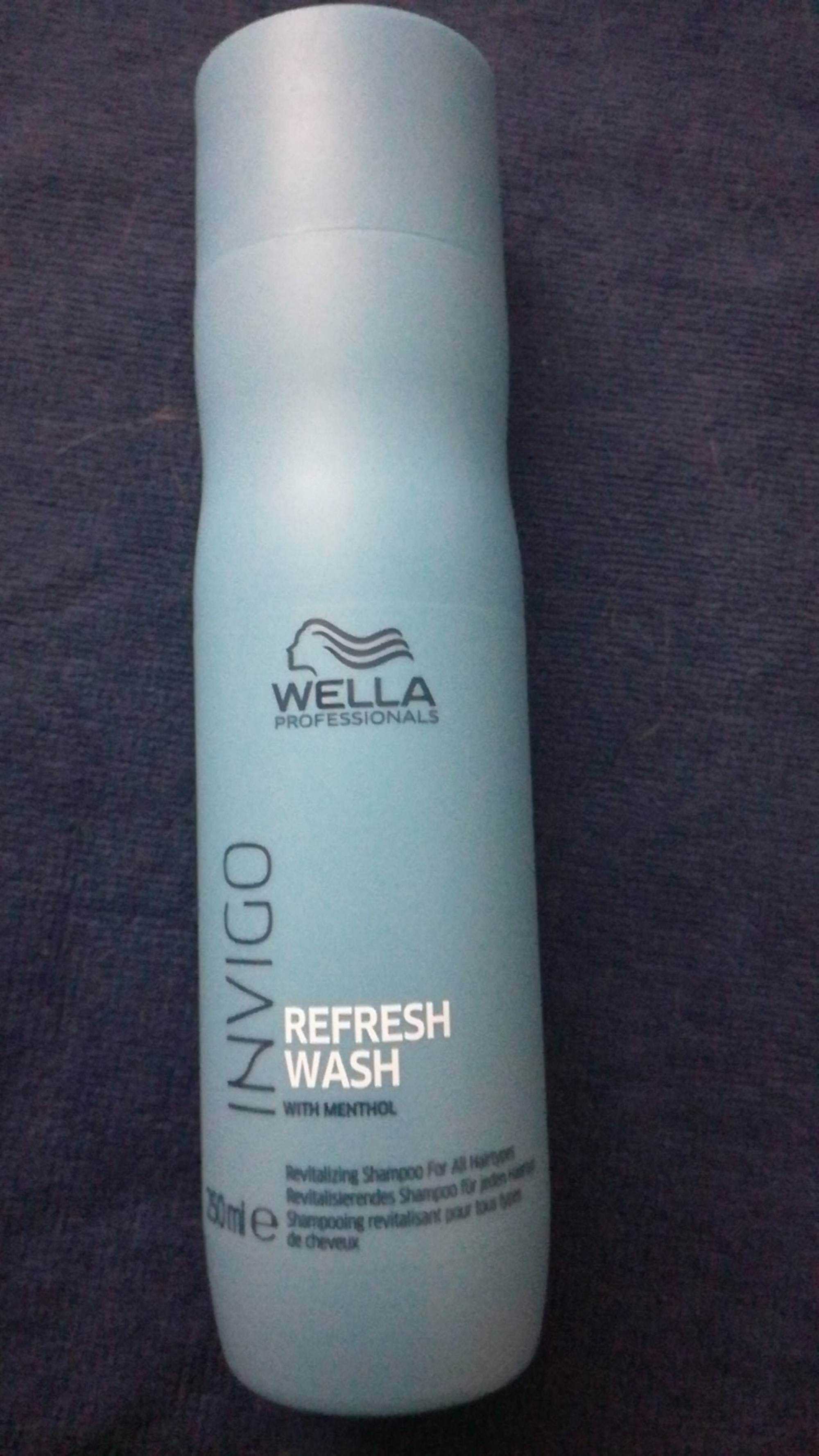 WELLA - Invigo refresh wash with menthol 