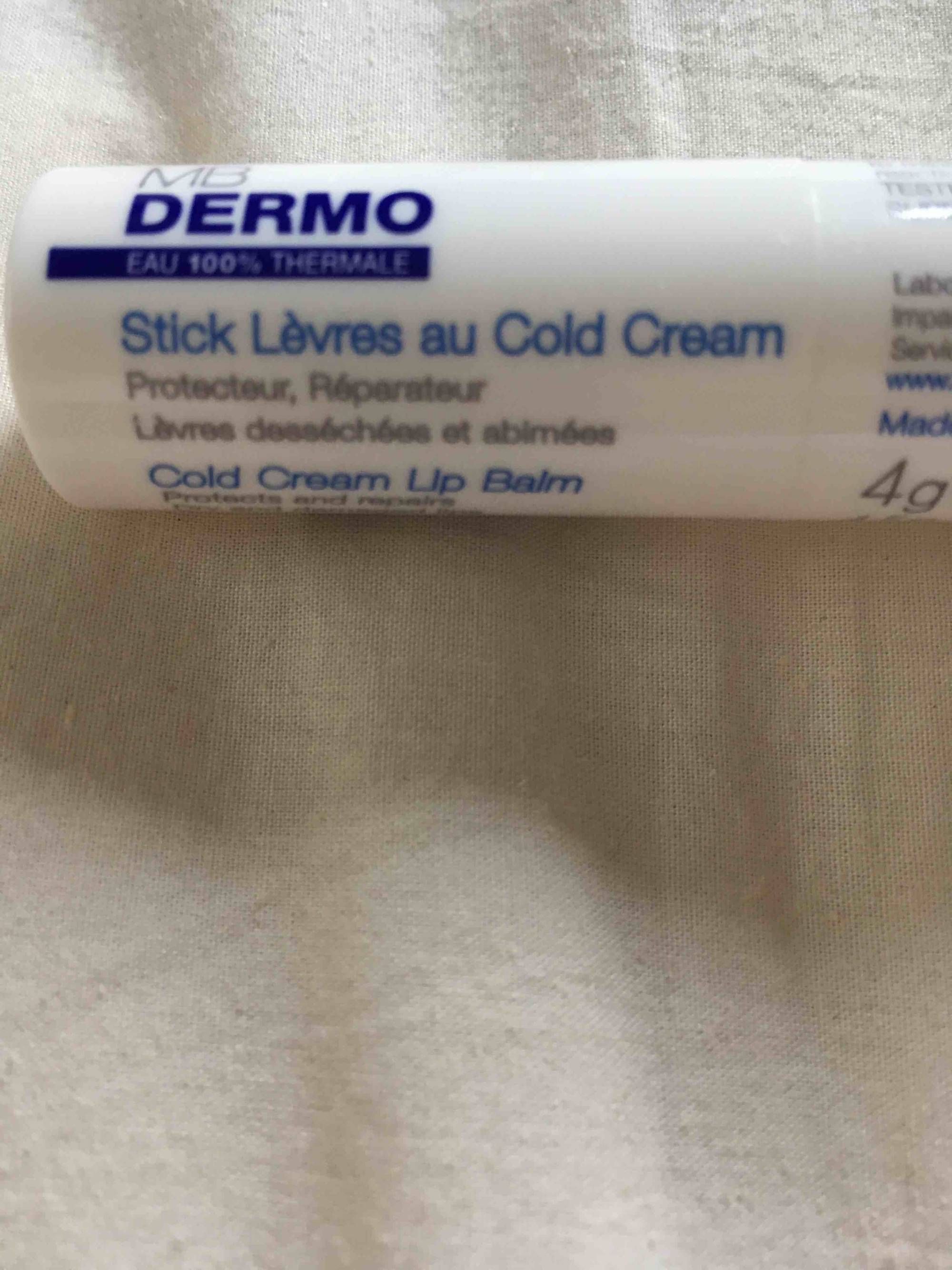SAINT-GERVAIS MONT BLANC - MB Dermo - Stick lèvres au Cold Cream
