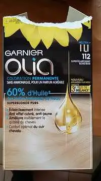 GARNIER - Olia - Coloration permanente 112 super-éclaircissant blond beige