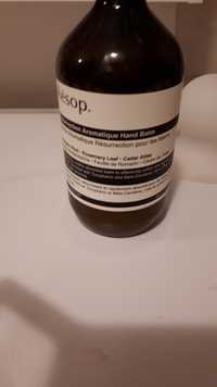 AESOP - Baume aromatique résurrection pour les mains