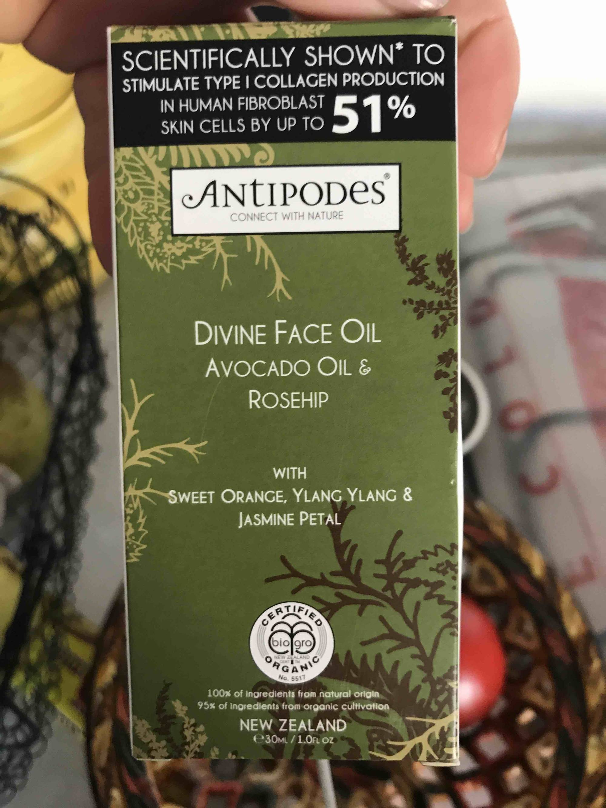 ANTIPODES - Divine face oil - Avocado oil & rosehip