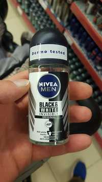 NIVEA - Men black & white - Déodorant invisible original 48h