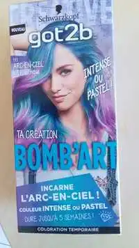 SCHWARZKOPF - Bomb'art - Got2b coloration temporaire 111 Arc-en-ciel