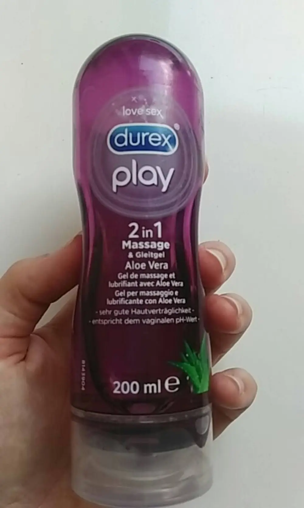 DUREX - 2 in 1 Massage - Gel de massage et lubrifiant 