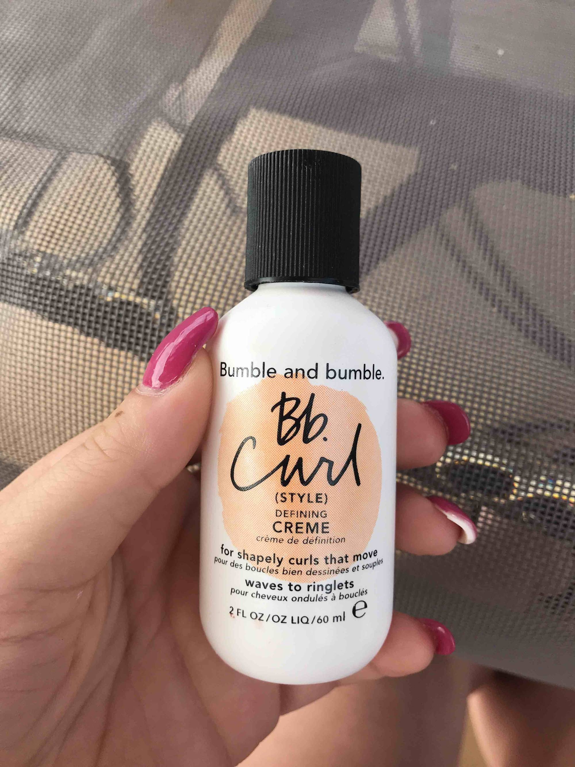 BUMBLE AND BUMBLE - Bb curl - Crème de définition pour cheveux ondulés à bouclés