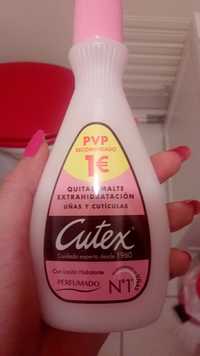 CUTEX - Quitaesmalte extrahidratación - Uñas y cúticulas