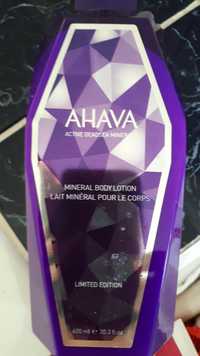 AHAVA - Lait minéral pour le corps