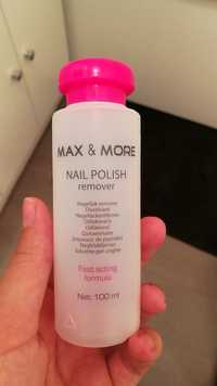 MAX & MORE - Nail polish remover