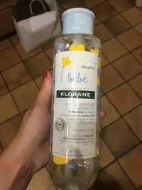 KLORANE - Bébé - Eau nettoyante sans rinçage