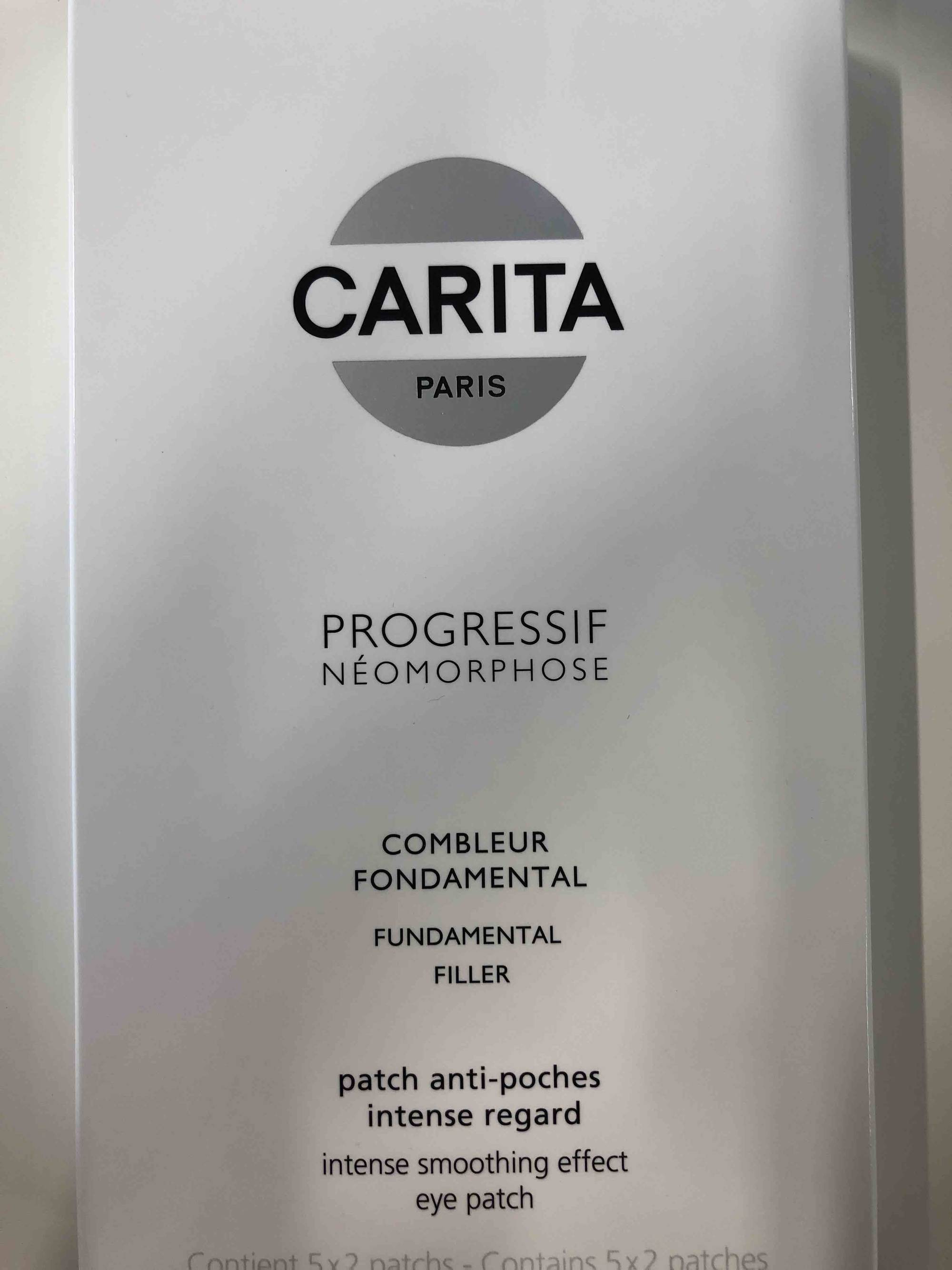 CARITA - Progressif néomorphose - Combleur fondamental patch anti-poches intense regard