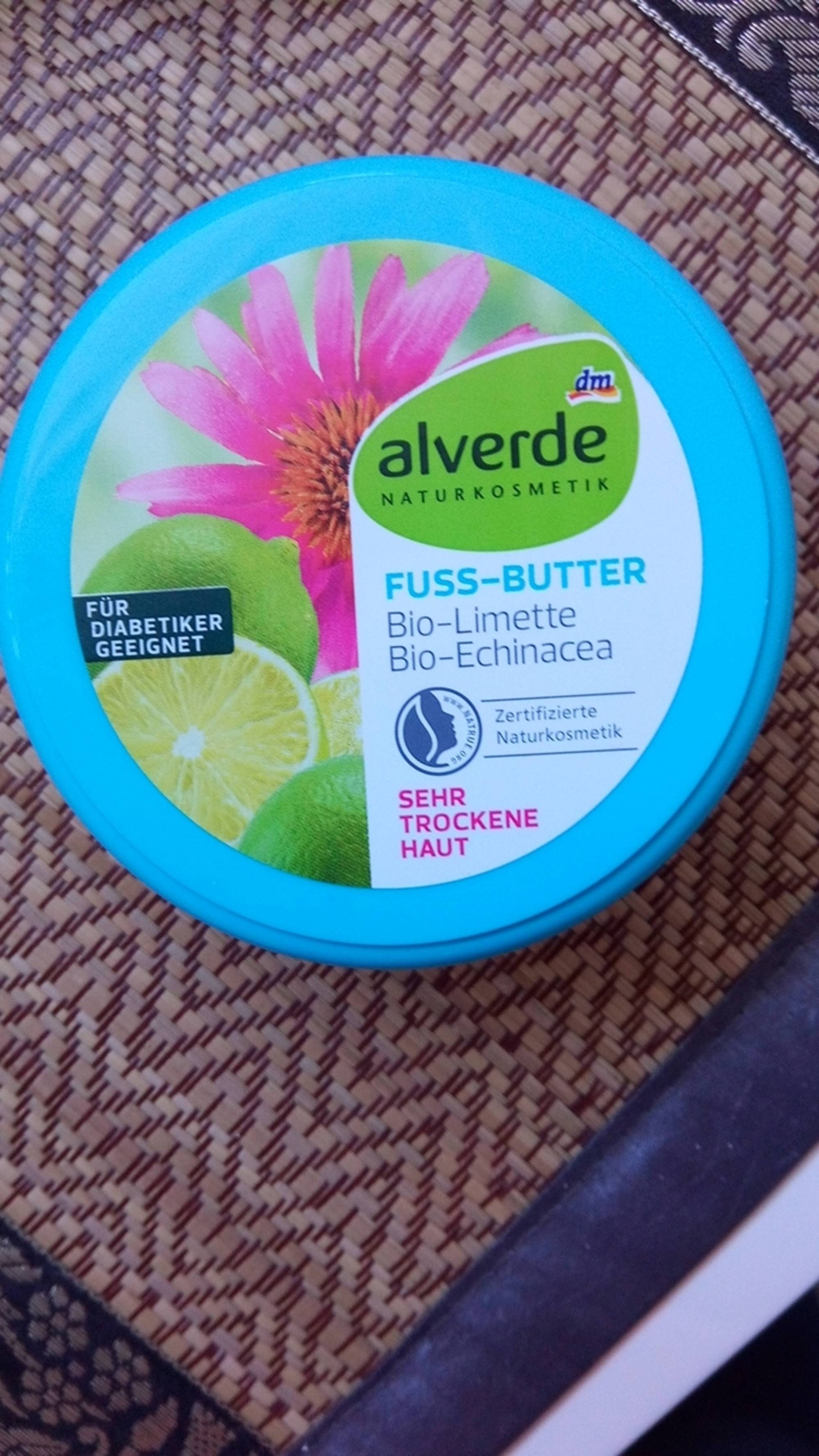 ALVERDE NATURKOSMETIK - Fuss butter bio-limette, bio-echinacea