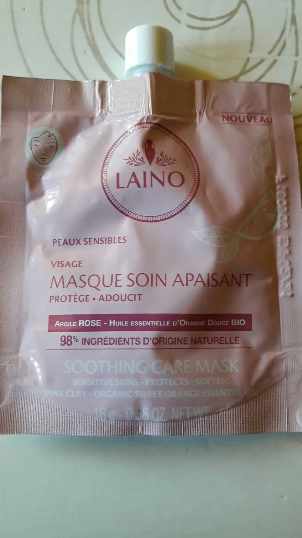 LAINO - Masque soin apaisant visage