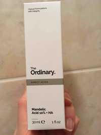 THE ORDINARY - Clinical formulations whit integrity - Mandelic acid 10% + HA