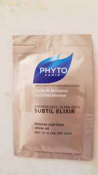 PHYTO - Subtil elixir - Huile de brillance nutrition intense