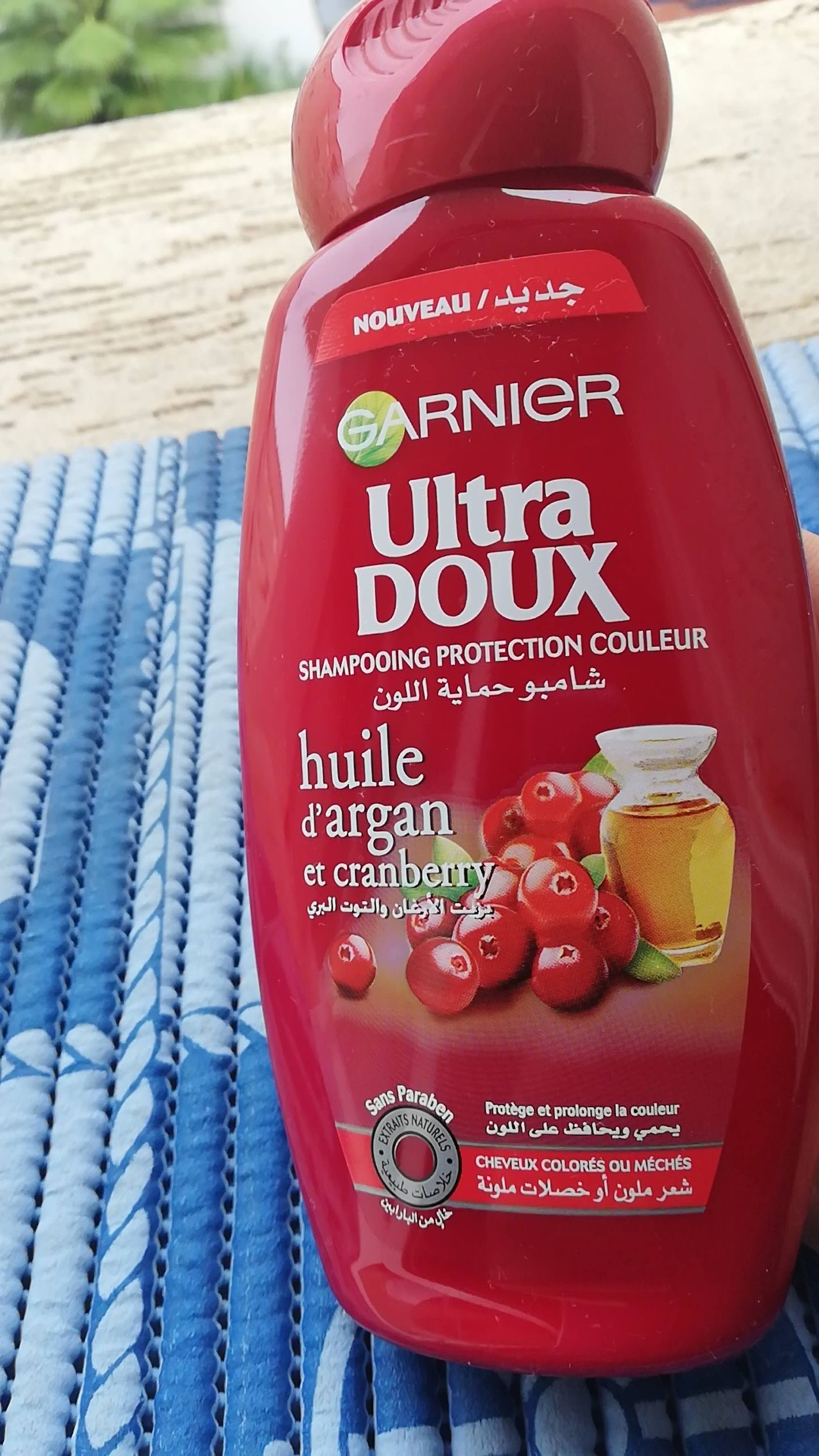 GARNIER - Ultra doux huile d'argan- Shampooing protection couleur