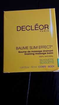 DECLÉOR - Baume slim effect - Baume de massage drainant