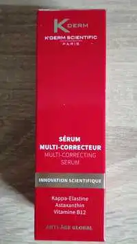 K DERM - Sérum multi-correcteur - Anti-âge global