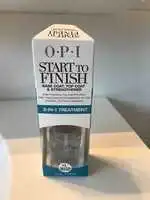 O.P.I - Start to finish - Base coat, top coat & strengthener