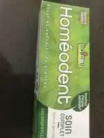 HOMÉODENT - Soin complet - Dentifrice Chlorophylle