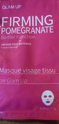 GLAM'UP - Firming pomegranate - Masque visage tissu grenade