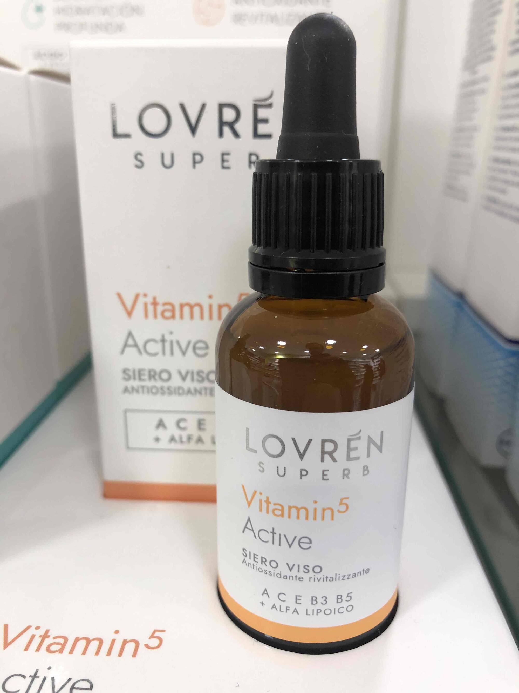 LOVREN - Vitamin 5 active - Siero viso