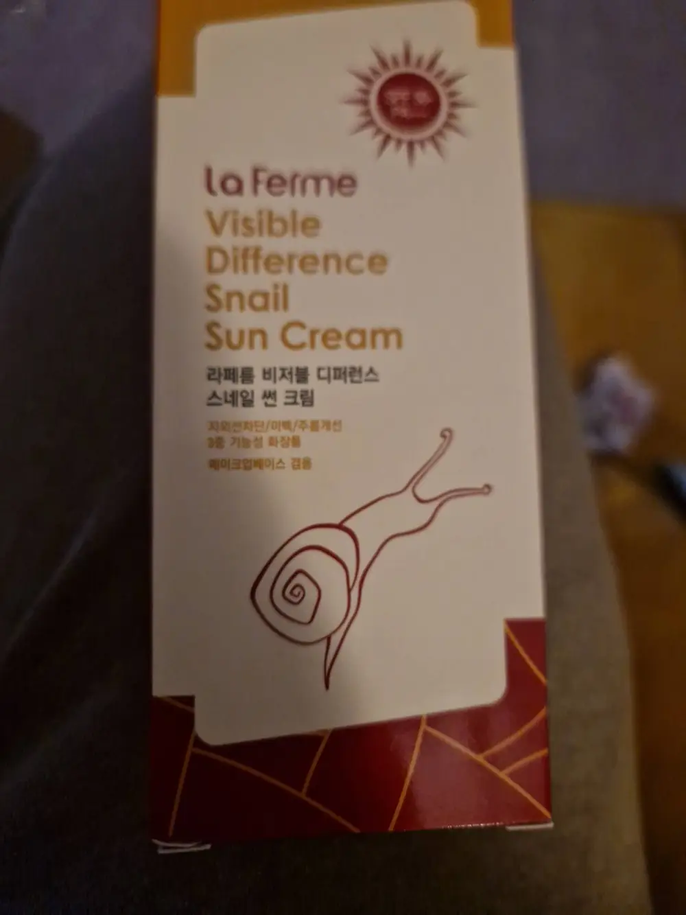 LA FERME - Visible difference snail - Sun cream