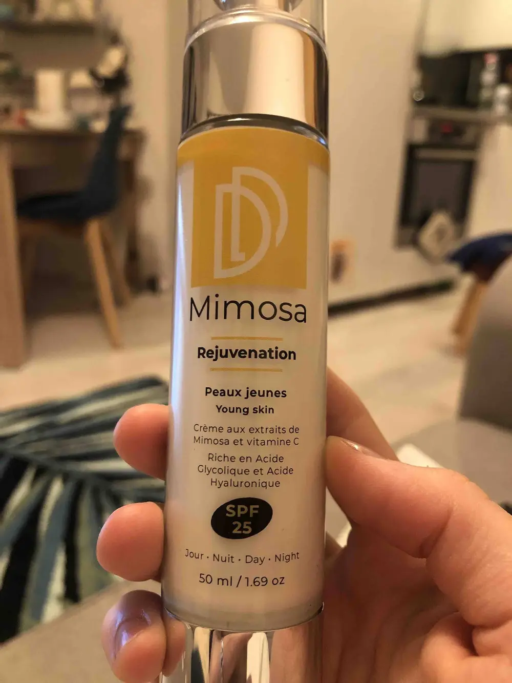 LIGNE D COSMETIQUE - Mimosa - Crème aux extraits de mimosa et vitamine C