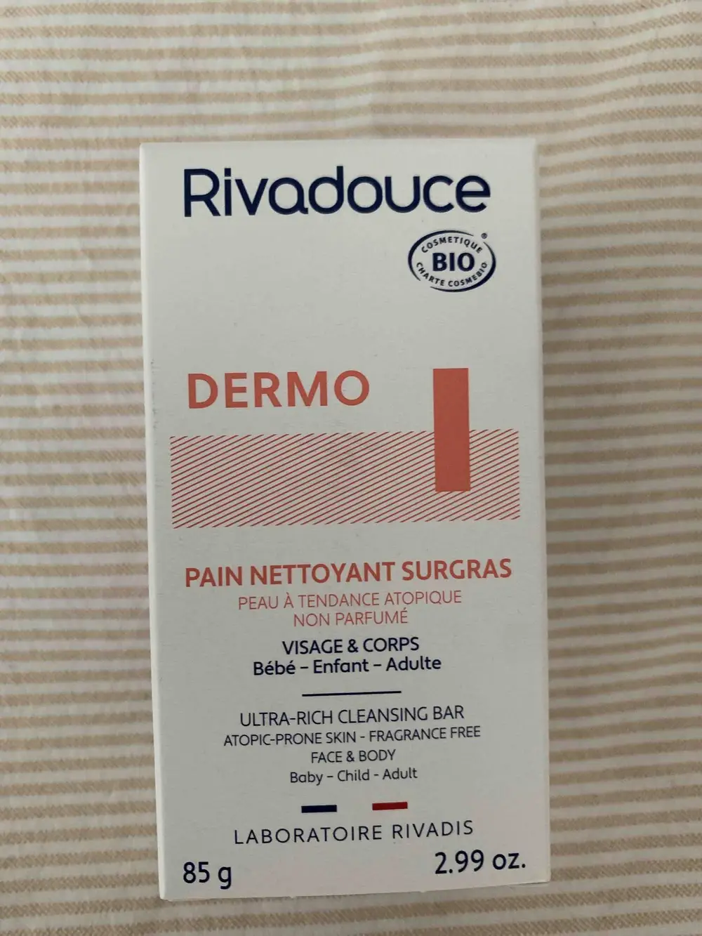 RIVADOUCE - Dermo - Pain nettoyant surgras