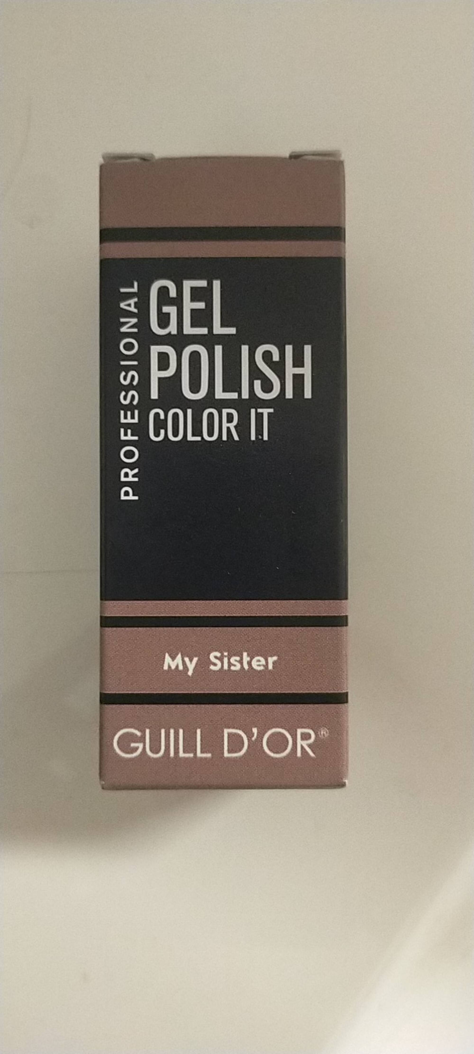GUILL D'OR - Gel polish color it my sister