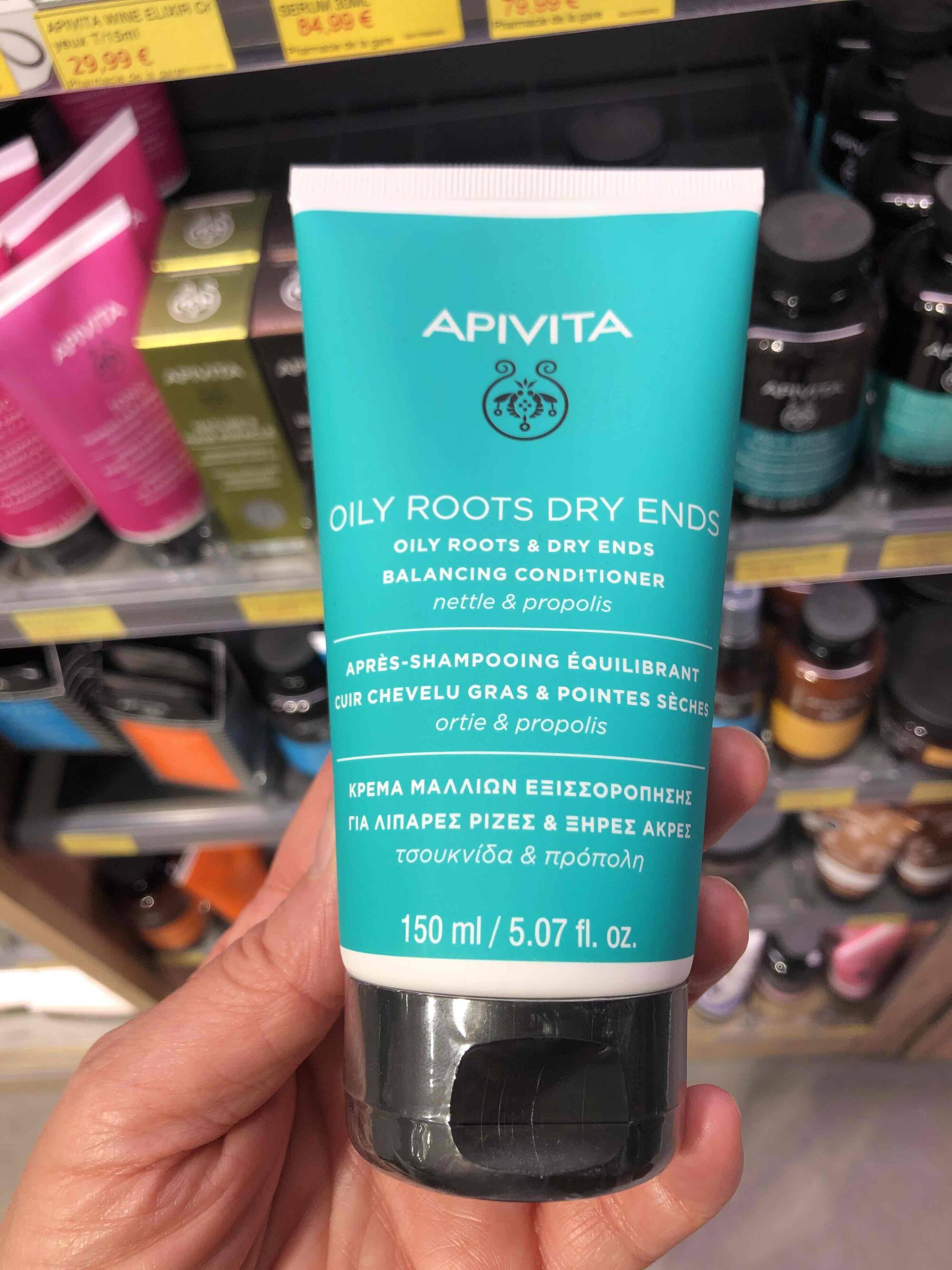APIVITA - Oily roots dry ends - Après shampoing équilibrant
