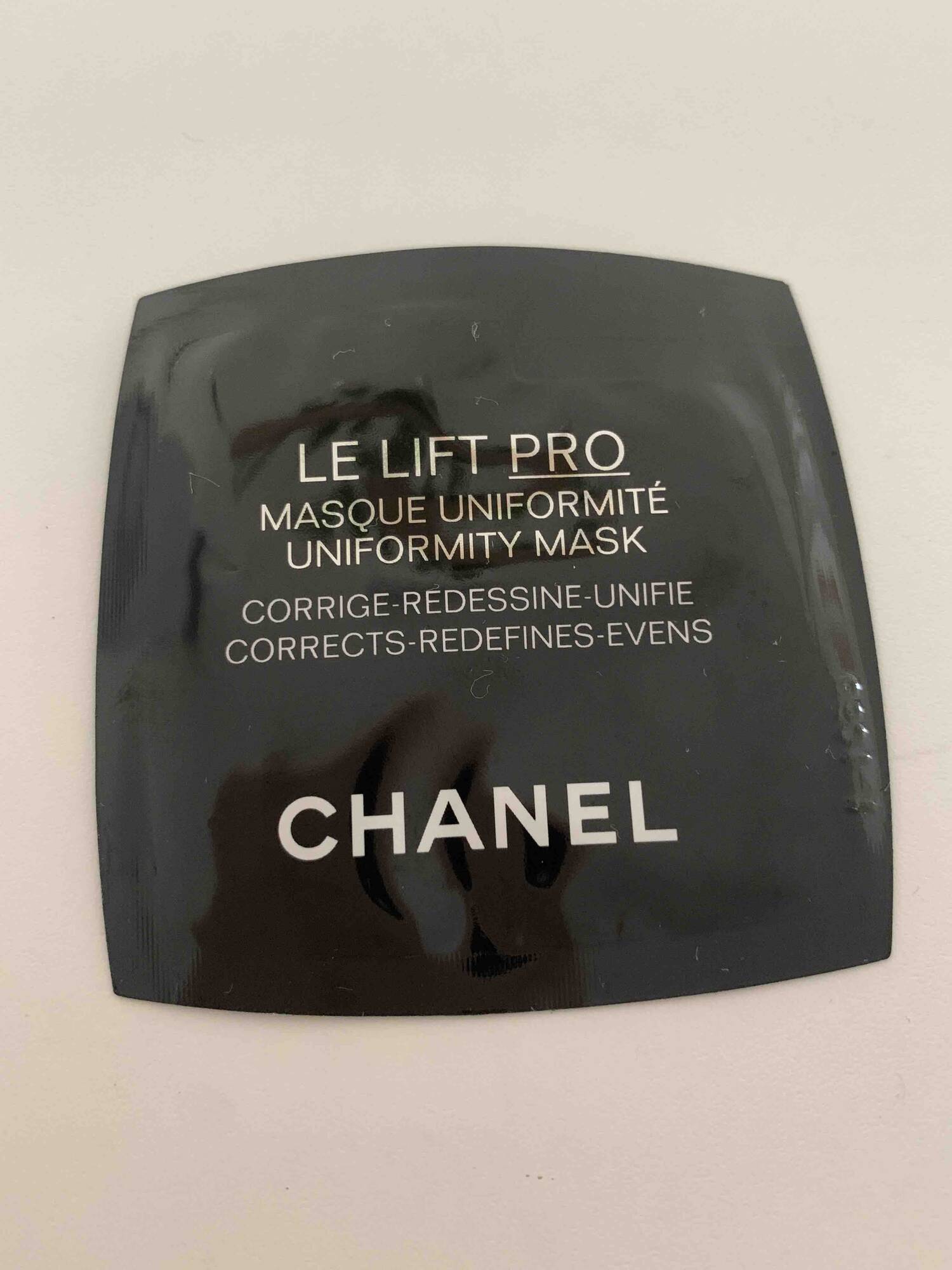 CHANEL - Le lift pro - Masque uniformité
