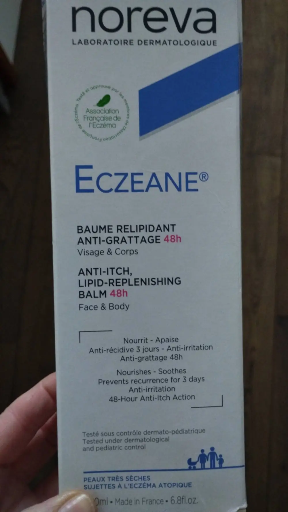 NOREVA - Eczeane - Baume relipidant anti-grattage