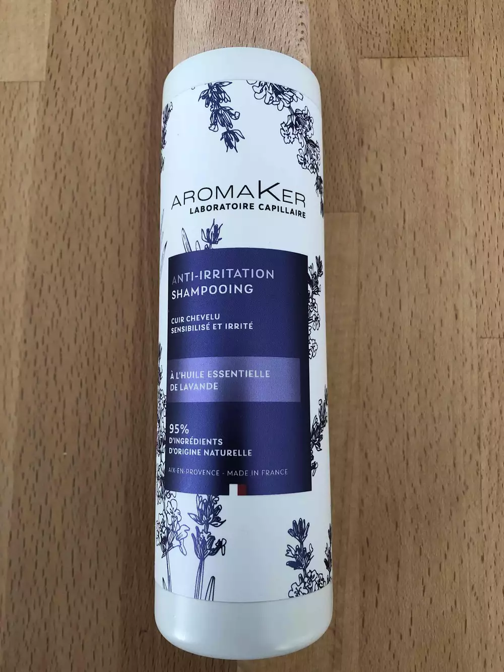 AROMAKER - Shampooing anti-irritation à l'huile essentielle de lavande