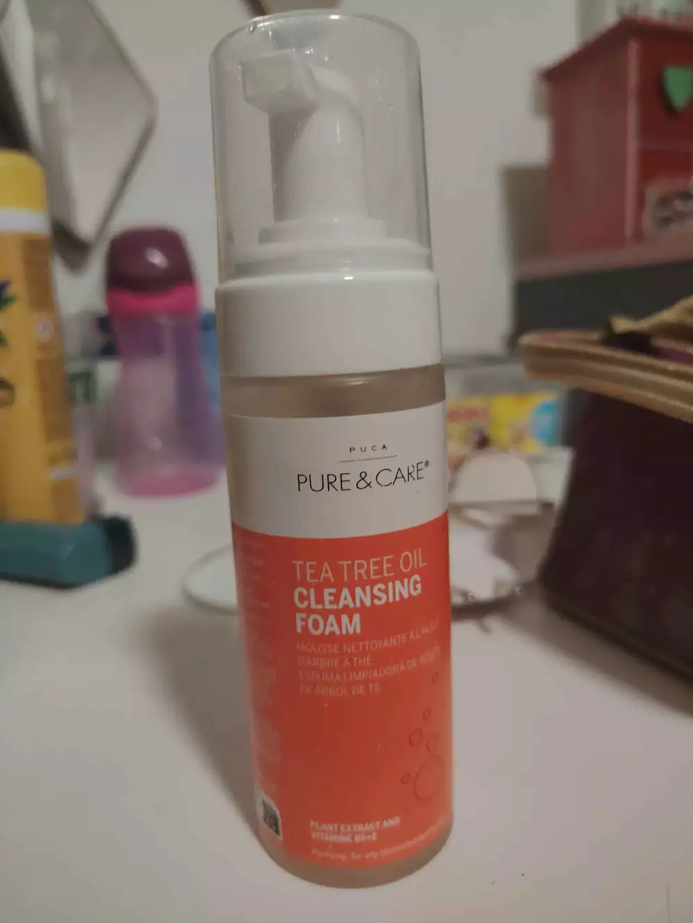 PURE & CARE - Mousse nettoyante à l'huile d'arbre à thé