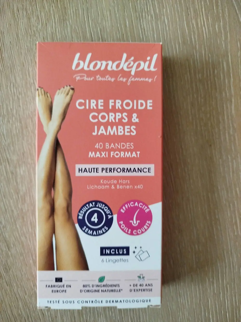 BLONDÉPIL - Cire froide corps et jambes