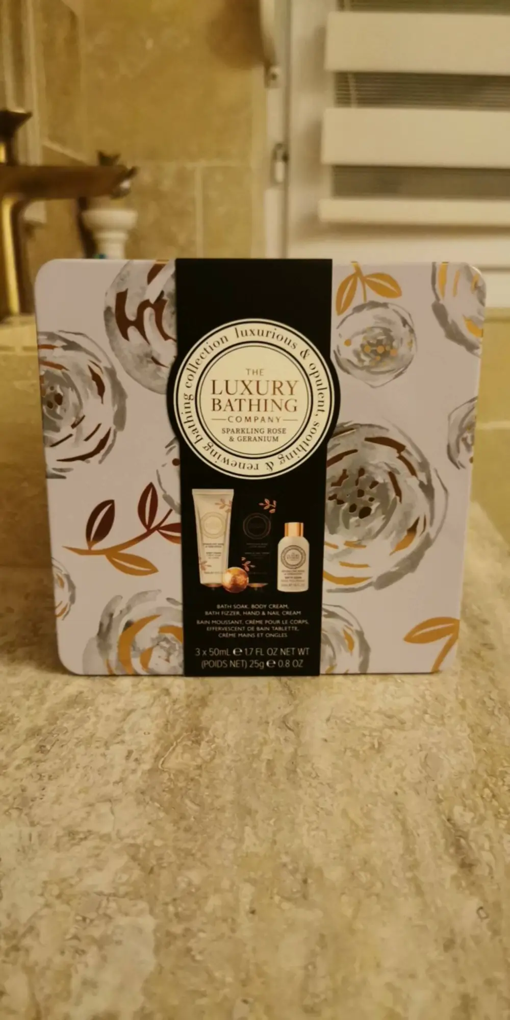 THE LUXURY BATHING COMPANY - Set cadou sparking rose & geranium 