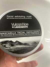 ALOE PLUS LANZAROTE - Vulcan aloe - Mascarilla facial exfoliante 