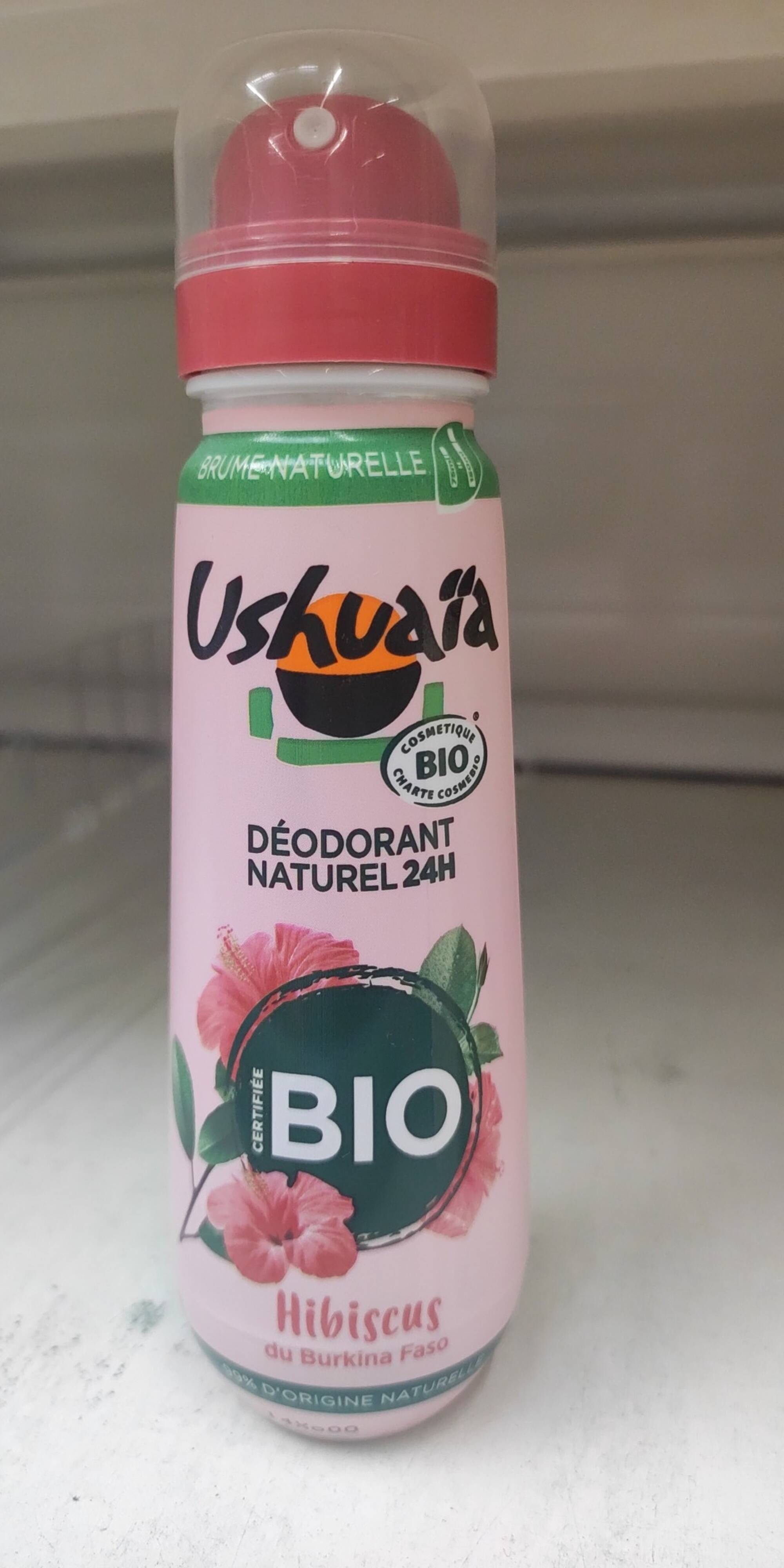 USHUAÏA - Déodorant naturel 24h hibiscus du Burkina Faso