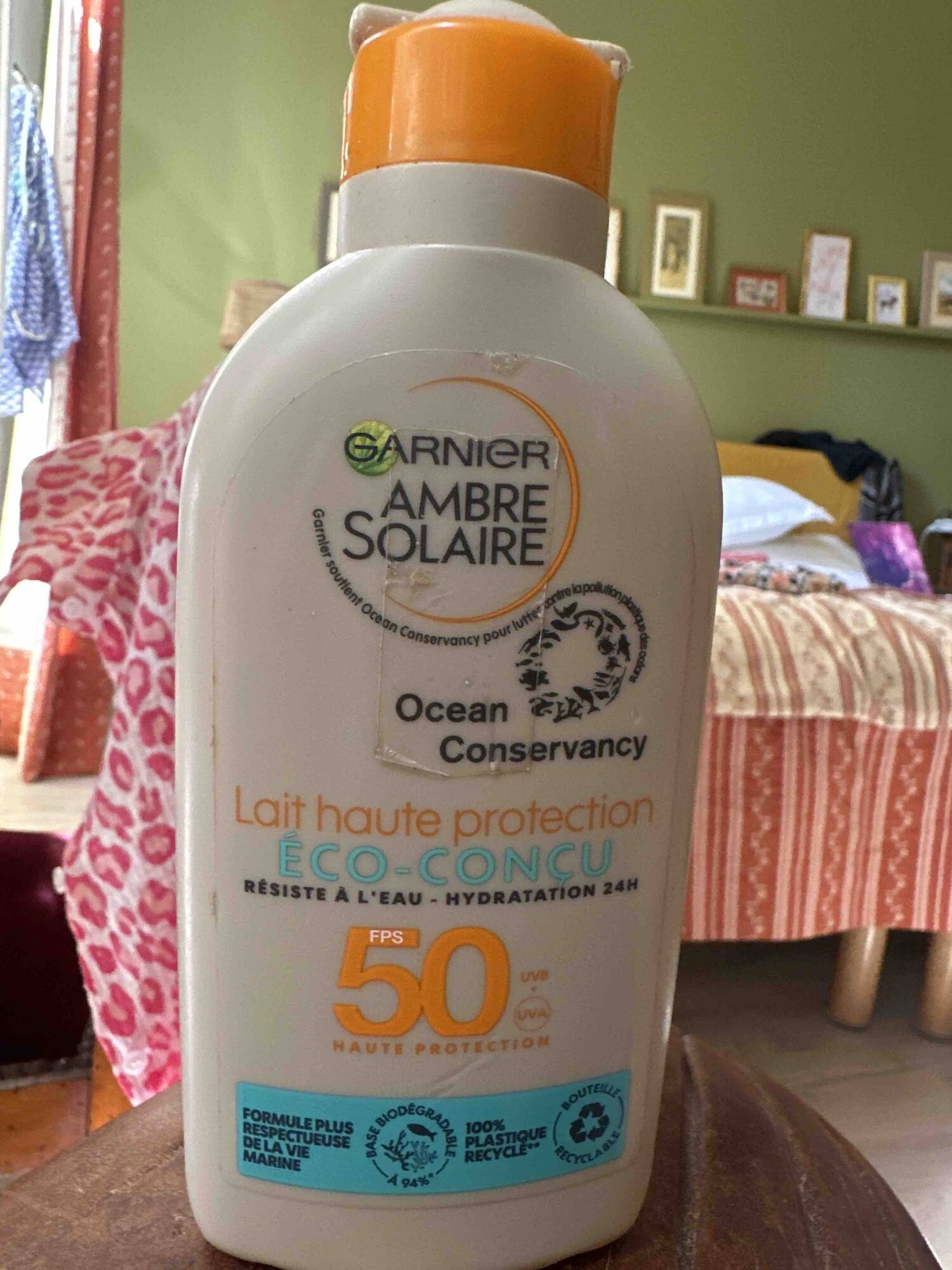 GARNIER - Ambre solaire - Lait haute protection éco-conçu spf 50