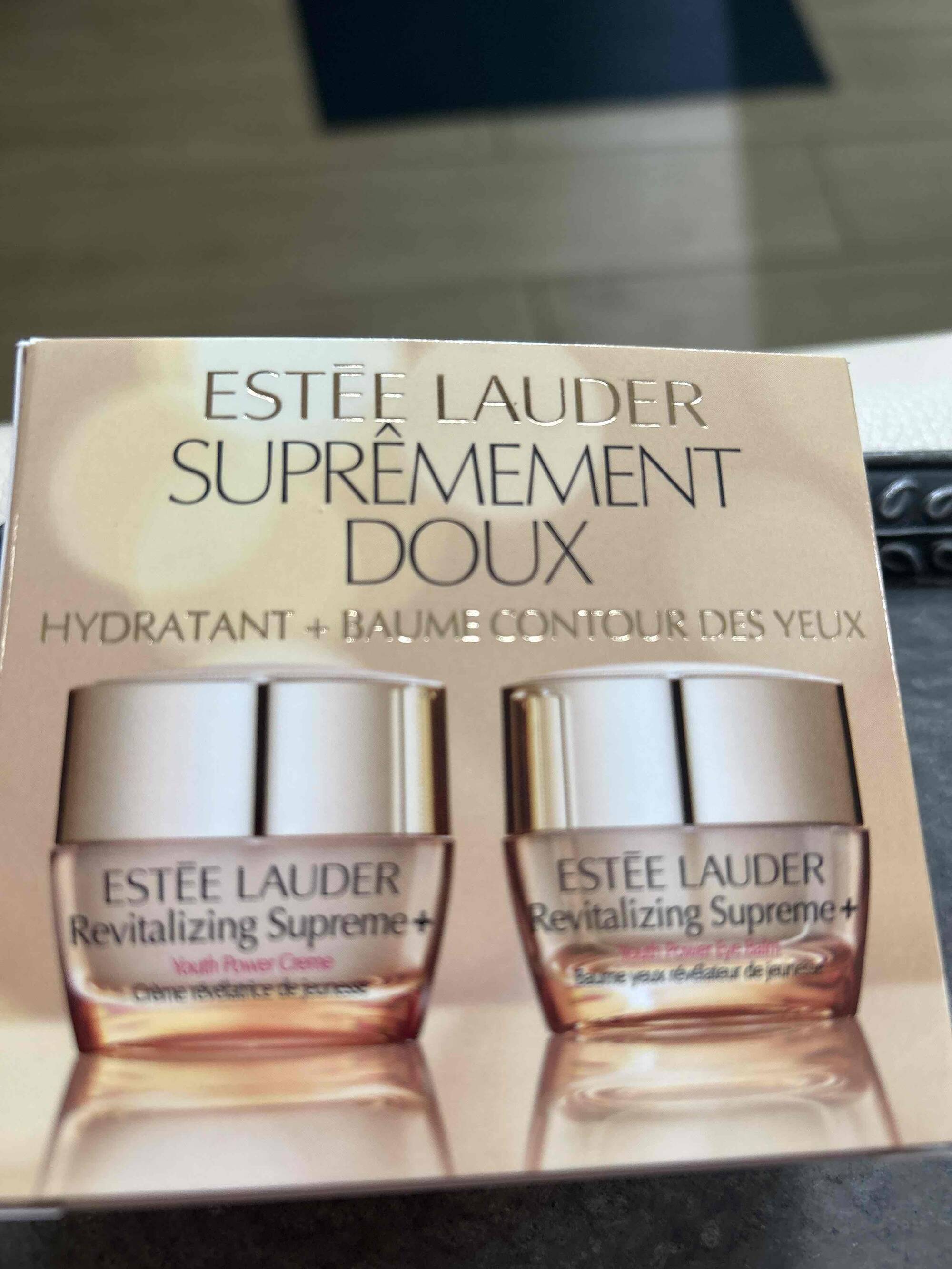 ESTEE LAUDER - Suprêmement doux - Hydratant + baume contour des yeux