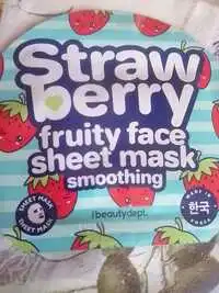 THE BEAUTY DEPT - Strawberry - Fruity face sheet mask