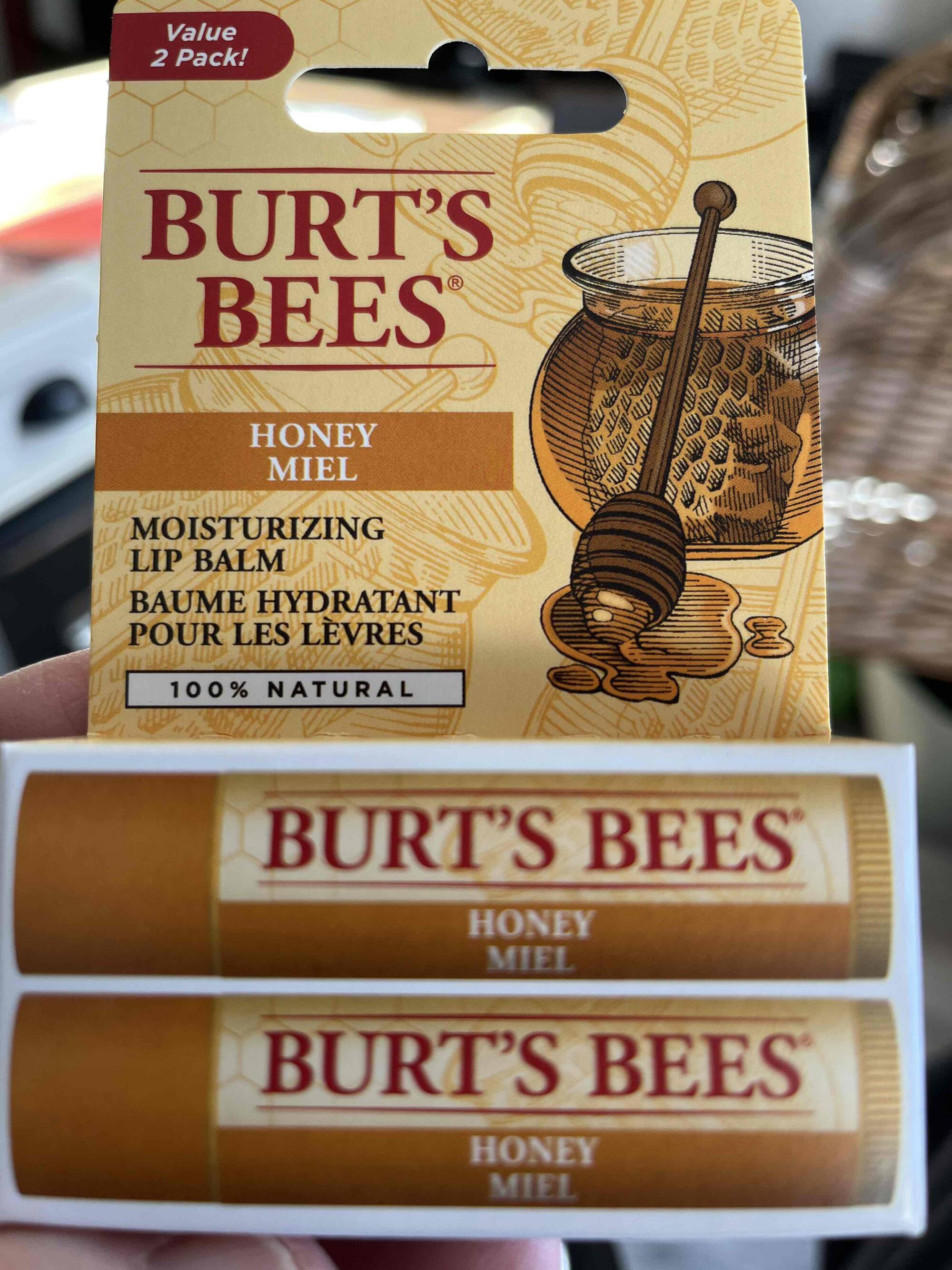 BURT'S BEES - Baume hydratant pour les lèvres