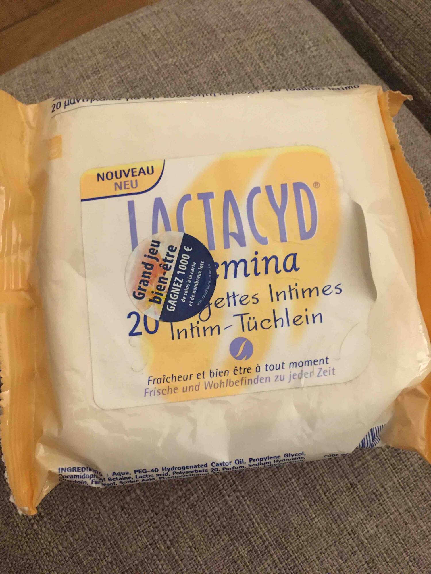 LACTACYD - Femina - Lingettes intimes