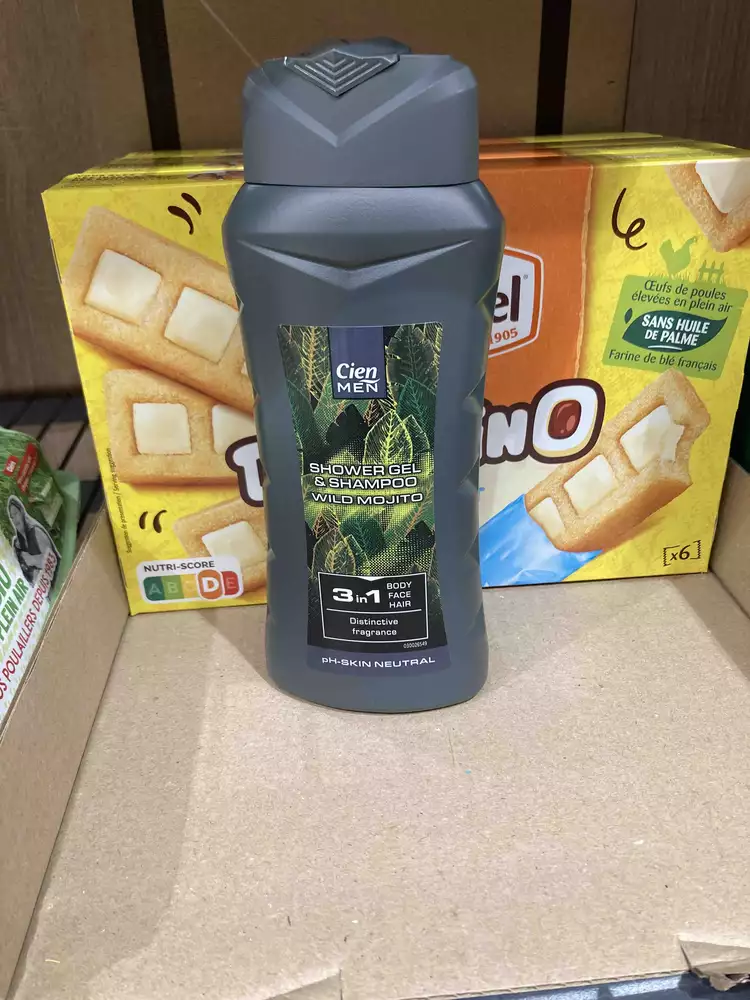 CIEN MEN - Shower gel & shampoo wild mojito 3in1