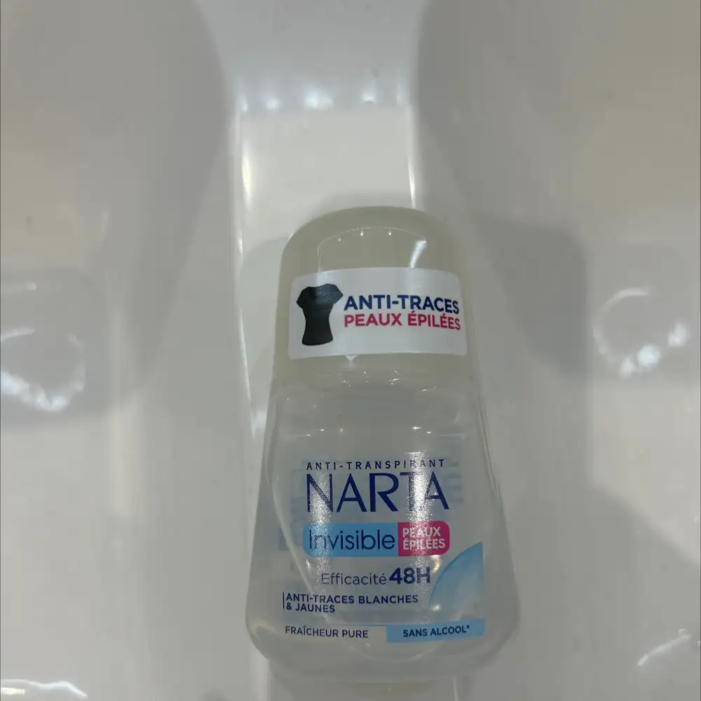 NARTA - Déo anti-transpirant invisible sans alcool 48h