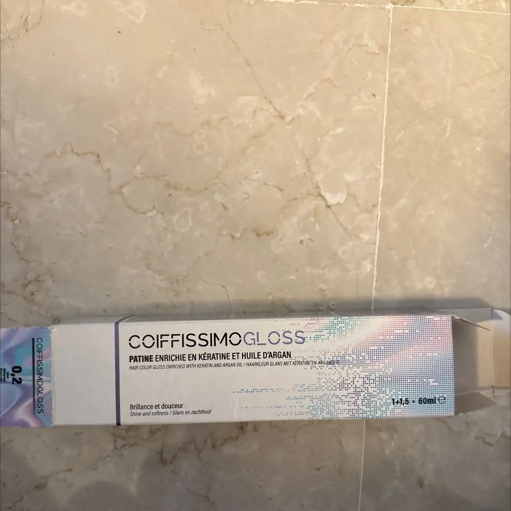 COIFFISSIMOGLOSS - Patine enrichie en kératine et huile d’argan