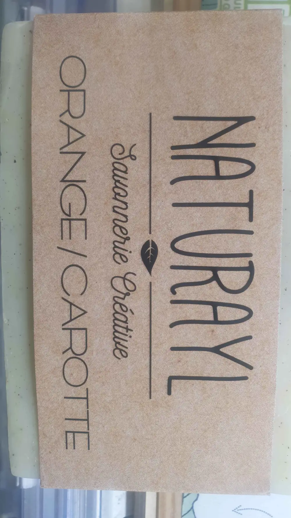 NATURAYL - Orange/carotte - Savon surgras