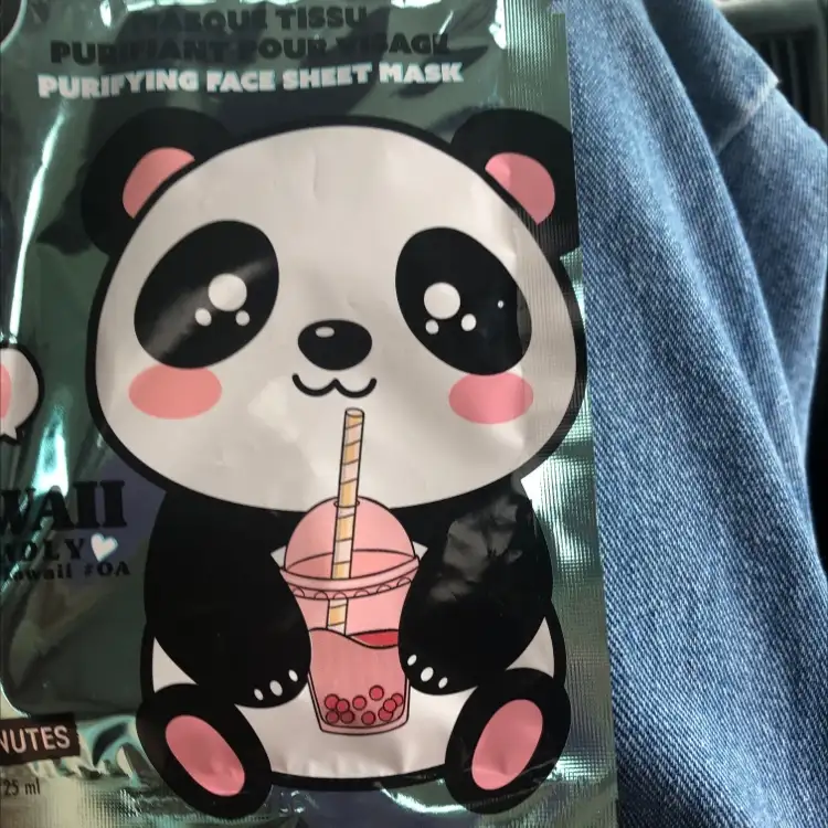 KAWAII - Masque tissu purifiant pour visage